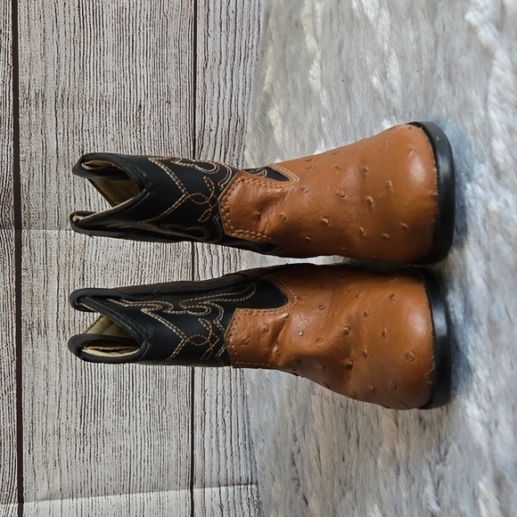 Red Ranch Brown Western Boots, Little Boys Size 6D, Great Condition - Picture 5 of 10